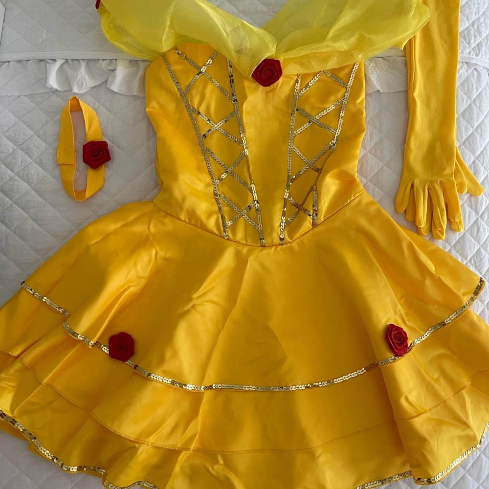 Belle Costume for Adult Short Dress